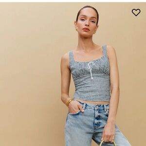 Reformation Balia Linen Top NWT